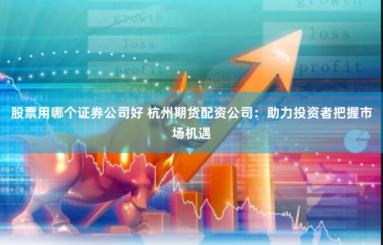 股票用哪个证券公司好 杭州期货配资公司：助力投资者把握市场机遇